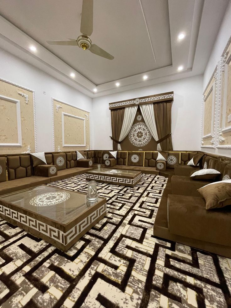 Modern Luxury Living Room Sofa Set for Elegant Homes in Qatar